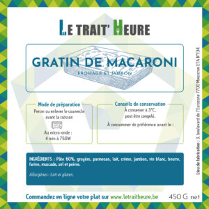 Gratin de macaroni