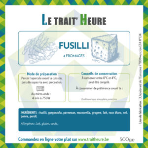 Fusilli 4 fromages