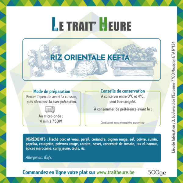 Riz orientale kefta – Image 2