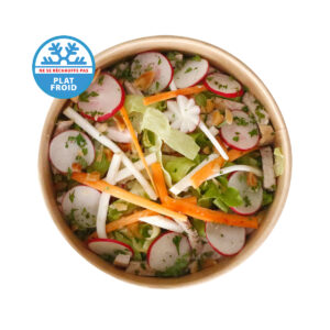 Salade de veau au miel et aux cacahuètes