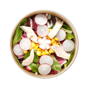 Salade de mâche au poulet