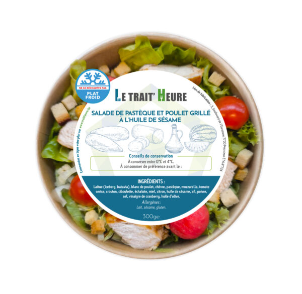 Salade de pastèque et poulet grillé à l'huile de sésame – Image 3